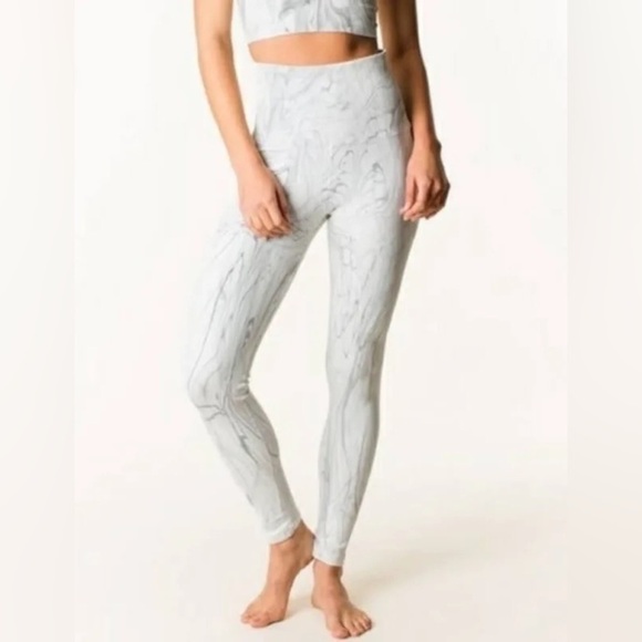 Avocado Pants & Jumpsuits | Avocado x Tone It Up White Marble Workout Leggings | - Picture 1 of 5